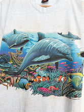 Load image into Gallery viewer, 90s Dolphin Sealife T-shirt (XL)