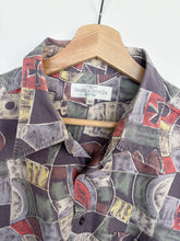 Load image into Gallery viewer, 90s Crazy Print Shirt (XL)