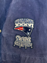 Load image into Gallery viewer, 2001 NFL New England Patriots Super Bowl Suede Leather Jacket (XL)