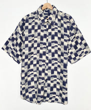 Load image into Gallery viewer, 90s Crazy Print Shirt (XL)