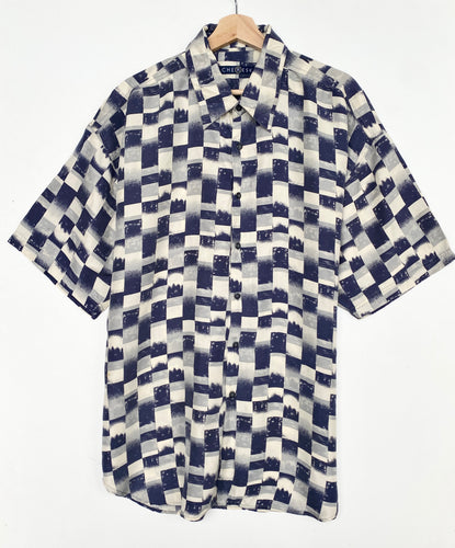 90s Crazy Print Shirt (XL)