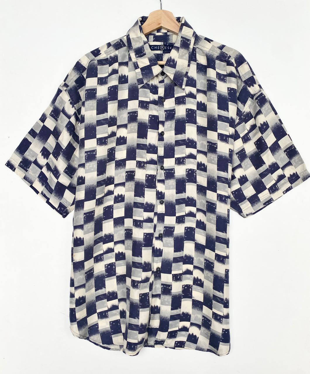 90s Crazy Print Shirt (XL)