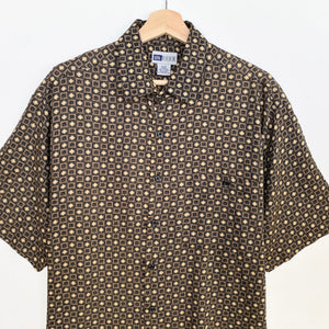 90s Crazy Print Shirt (L)
