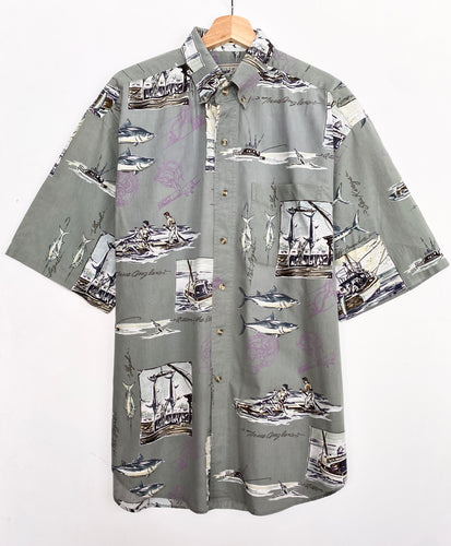 90s Crazy Print Shirt (2XL)