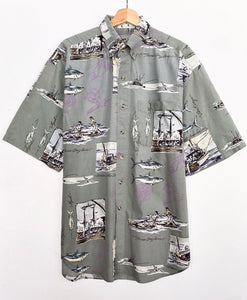 90s Crazy Print Shirt (2XL)