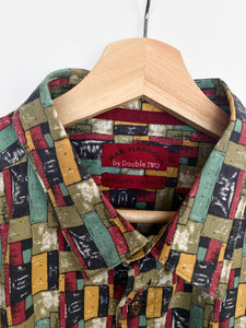 90s Crazy Print Shirt (XL)