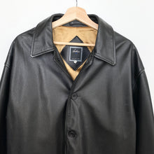 Load image into Gallery viewer, 90s Real Leather Heavy Jacket (XL)
