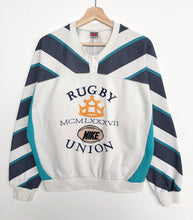 Load image into Gallery viewer, Rare 90s Nike Rugby Sweatshirt (S)