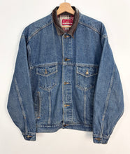 Load image into Gallery viewer, 90s Marlboro Denim Jacket (M)