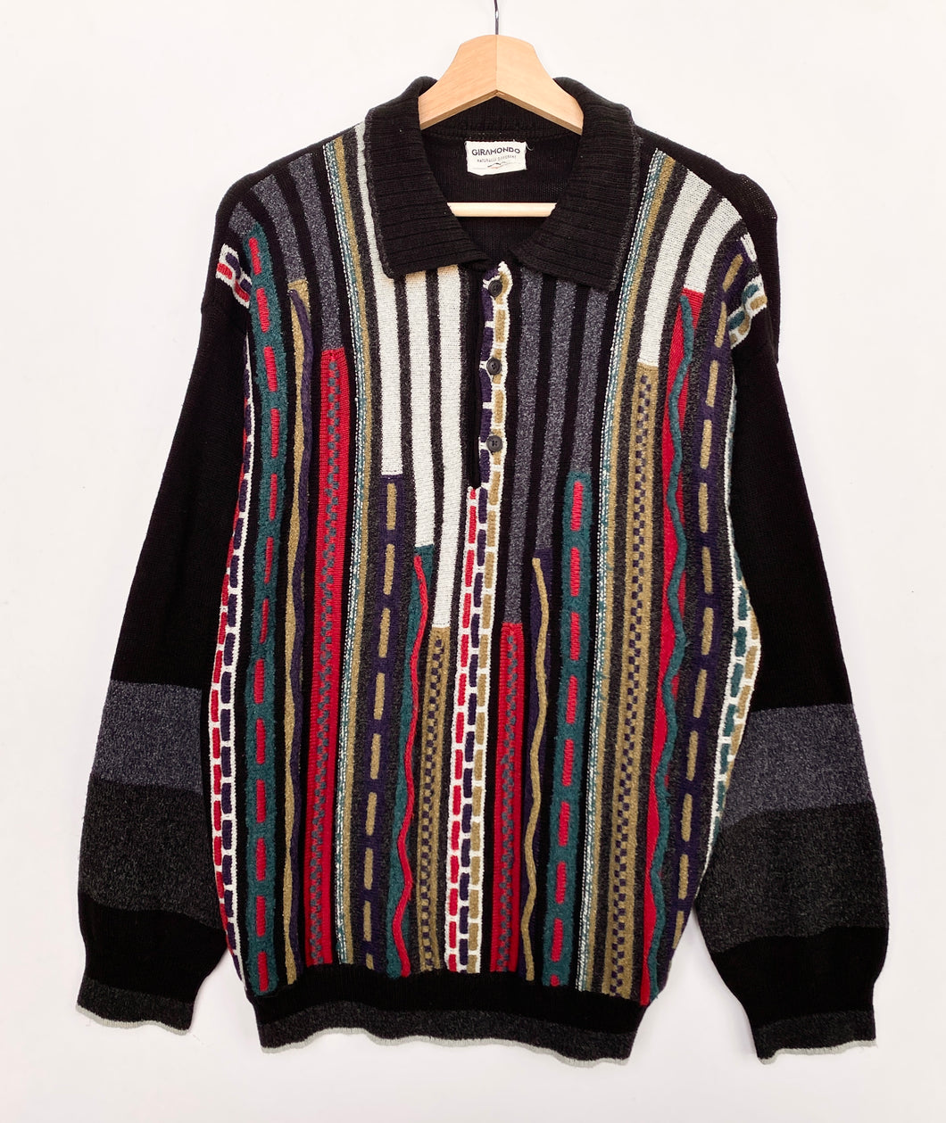 90s Coogi style jumper (L)
