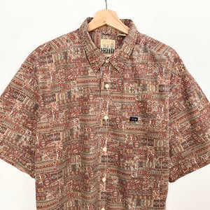 90s Crazy Print Shirt (XL)