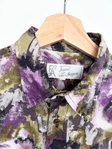 90s Crazy Print Shirt (M)