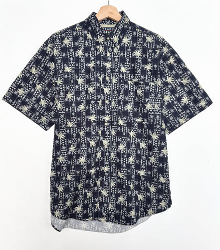 90s Crazy Print Shirt (L)