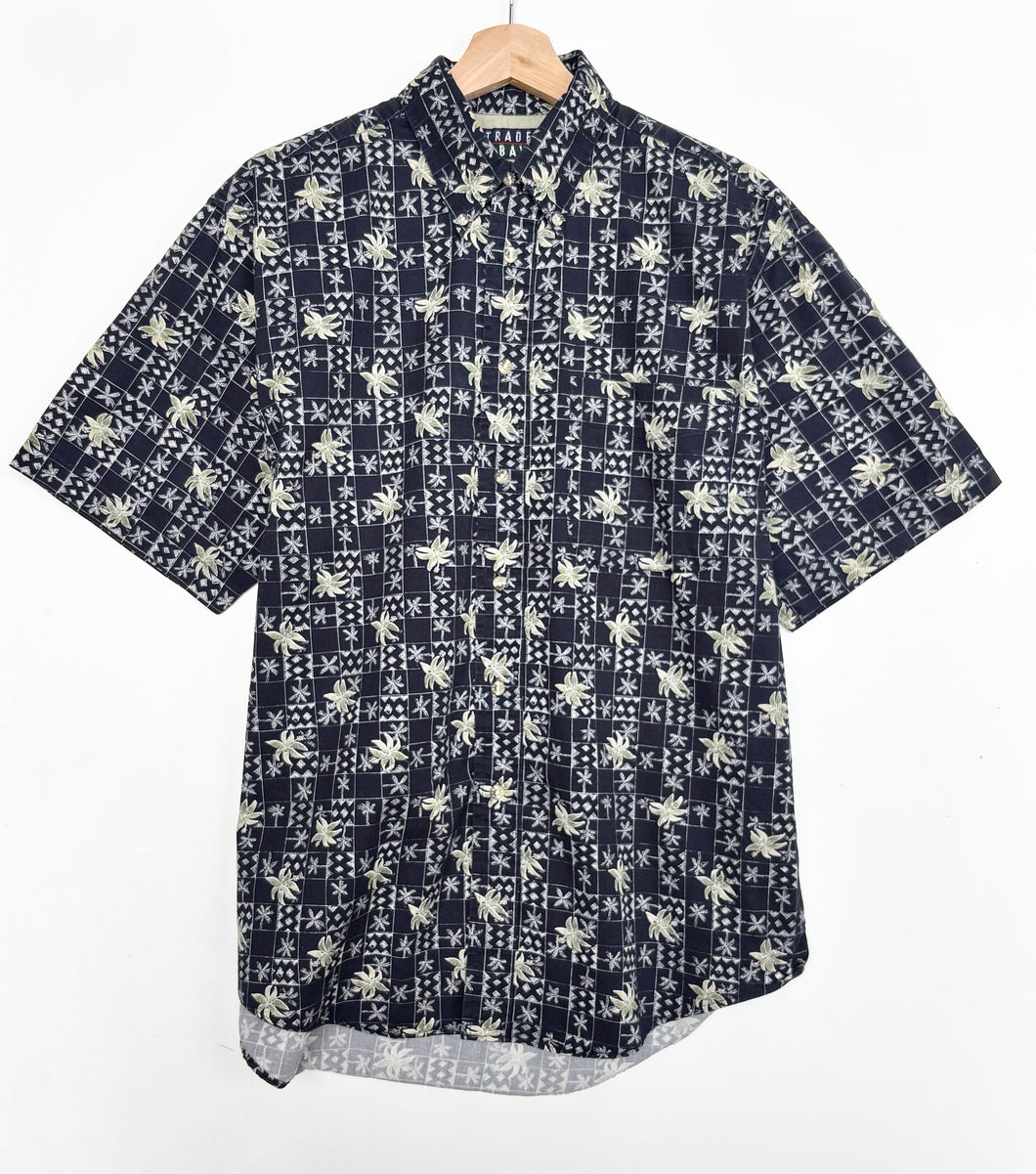 90s Crazy Print Shirt (L)