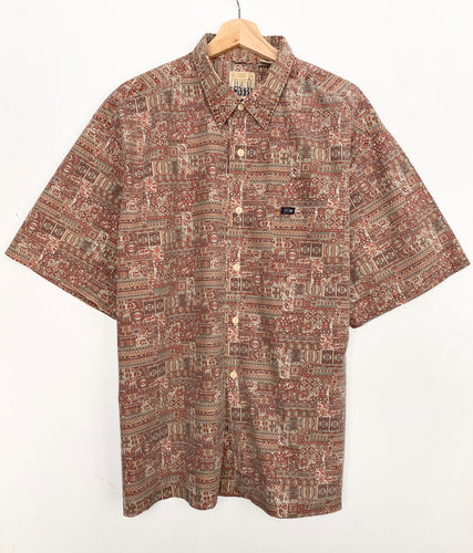 90s Crazy Print Shirt (XL)
