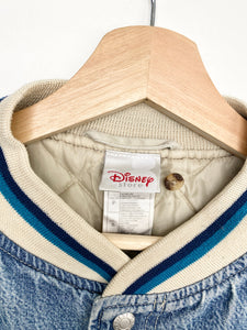 90s Disney Eeyore Denim Bomber Jacket (S)
