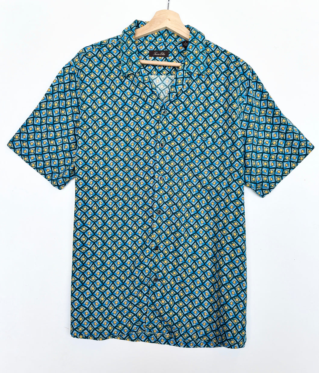 90s Crazy Print Shirt (L)