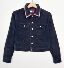 Load image into Gallery viewer, Women’s 90s Tommy Hilfiger Cropped Corduroy Jacket (S)