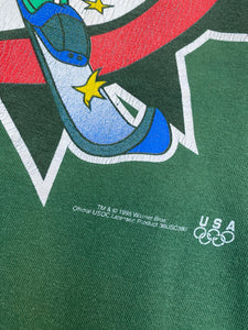 90s Taz Looney Tunes USA Olypmics T-shirt (XL)