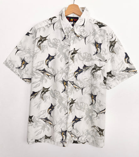 90s Crazy Print Shirt (XL)