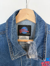 Load image into Gallery viewer, 90s Planet Hollywood Denim Jacket (S)