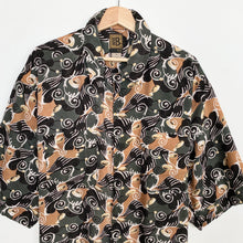 Load image into Gallery viewer, 90s Crazy Print Shirt (XL)