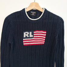 Load image into Gallery viewer, Women’s Ralph Lauren Flag Knit Jumper (S)