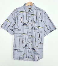 Load image into Gallery viewer, 90s Crazy Print Shirt (L)