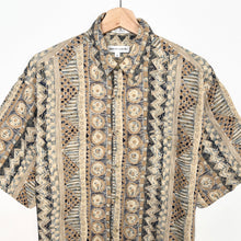 Load image into Gallery viewer, 90s Crazy Print Shirt (M)
