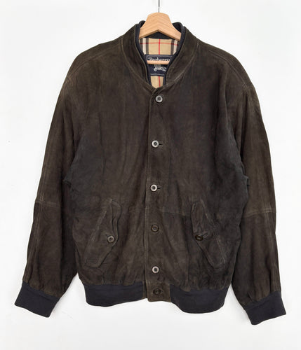 90s Burberry Suede Jacket (M)