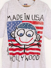 Load image into Gallery viewer, 90s Made in USA Hollywood T-shirt (L)