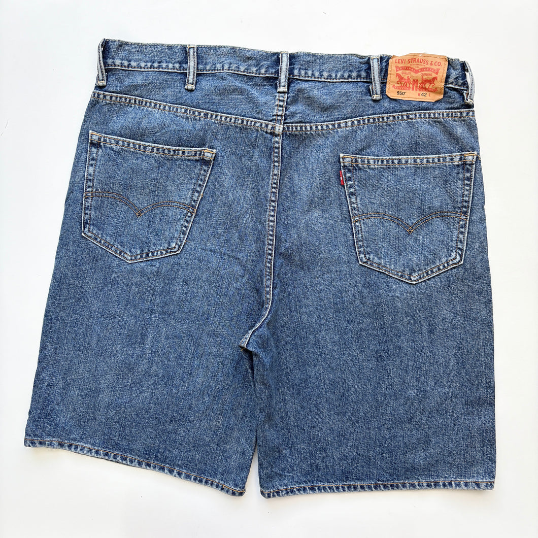 Levis 550 Denim Shorts W42