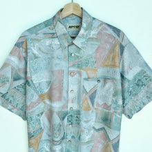 Load image into Gallery viewer, 90s Abstract Crazy Print Shirt (L)