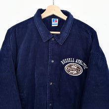 Load image into Gallery viewer, Russell Athletic Corduroy Bomber Jacket (L)