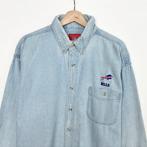 NFL Buffalo Bills Denim Shirt (XL)