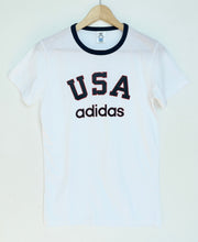 Load image into Gallery viewer, Deadstock 80s Adidas T-shirt (XS)