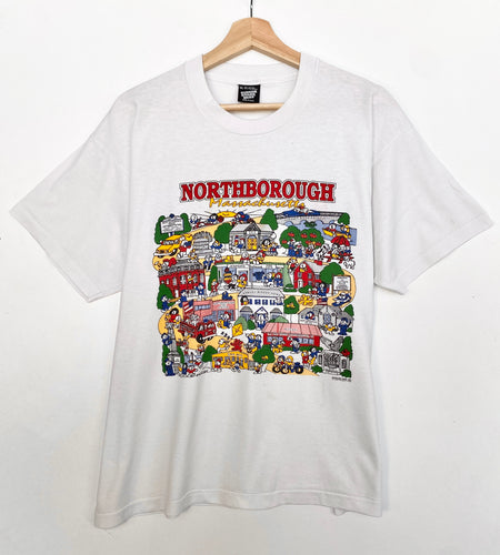 90s Massachusetts Single Stitch T-shirt (L)