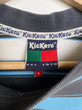 Load image into Gallery viewer, Women’s Kickers Striped T-shirt (L)