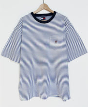 Load image into Gallery viewer, 90s Tommy Hilfiger Striped T-shirt (XL)