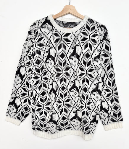 90s Grandad Jumper (S)