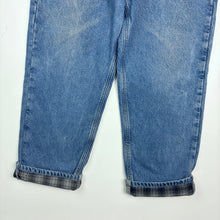 Load image into Gallery viewer, 90s Carhartt Tartan Lined Jeans W38 L30
