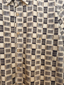 90s Crazy Print Shirt (L)