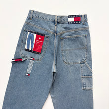 Load image into Gallery viewer, BNWT 90s Tommy Hilfiger Carpenter Jeans W30 L32