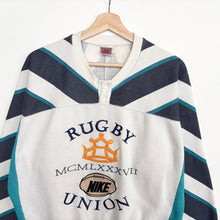 Load image into Gallery viewer, Rare 90s Nike Rugby Sweatshirt (S)