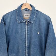 Load image into Gallery viewer, Carhartt Denim Harrington Jacket (XL)