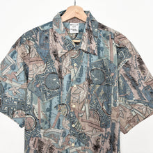 Load image into Gallery viewer, 90s Crazy Print Shirt (XL)