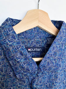 90s Crazy Print Shirt (XL)
