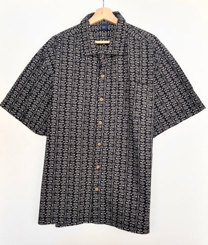 90s Crazy Print Shirt (XL)