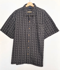 90s Crazy Print Shirt (XL)