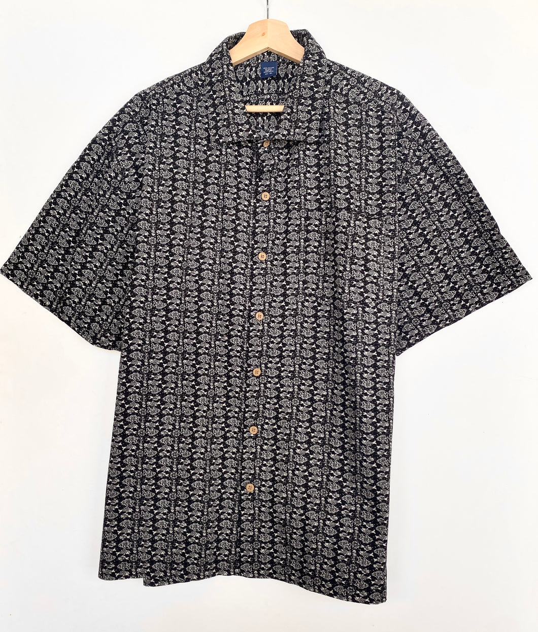 90s Crazy Print Shirt (XL)